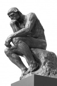 The Thinker Statue by the French Sculptor Auguste Rodin
