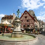 Famous Fountain in Dijon France