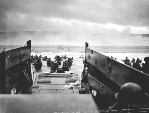 U.S. Allies Land at Omaha Beach on D-Day