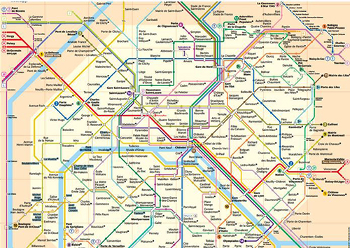 literary metro map